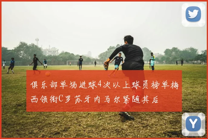 俱乐部单场进球4次以上球员榜单梅西领衔C罗苏牙内马尔紧随其后
